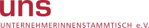Logo uns e.v. in rot